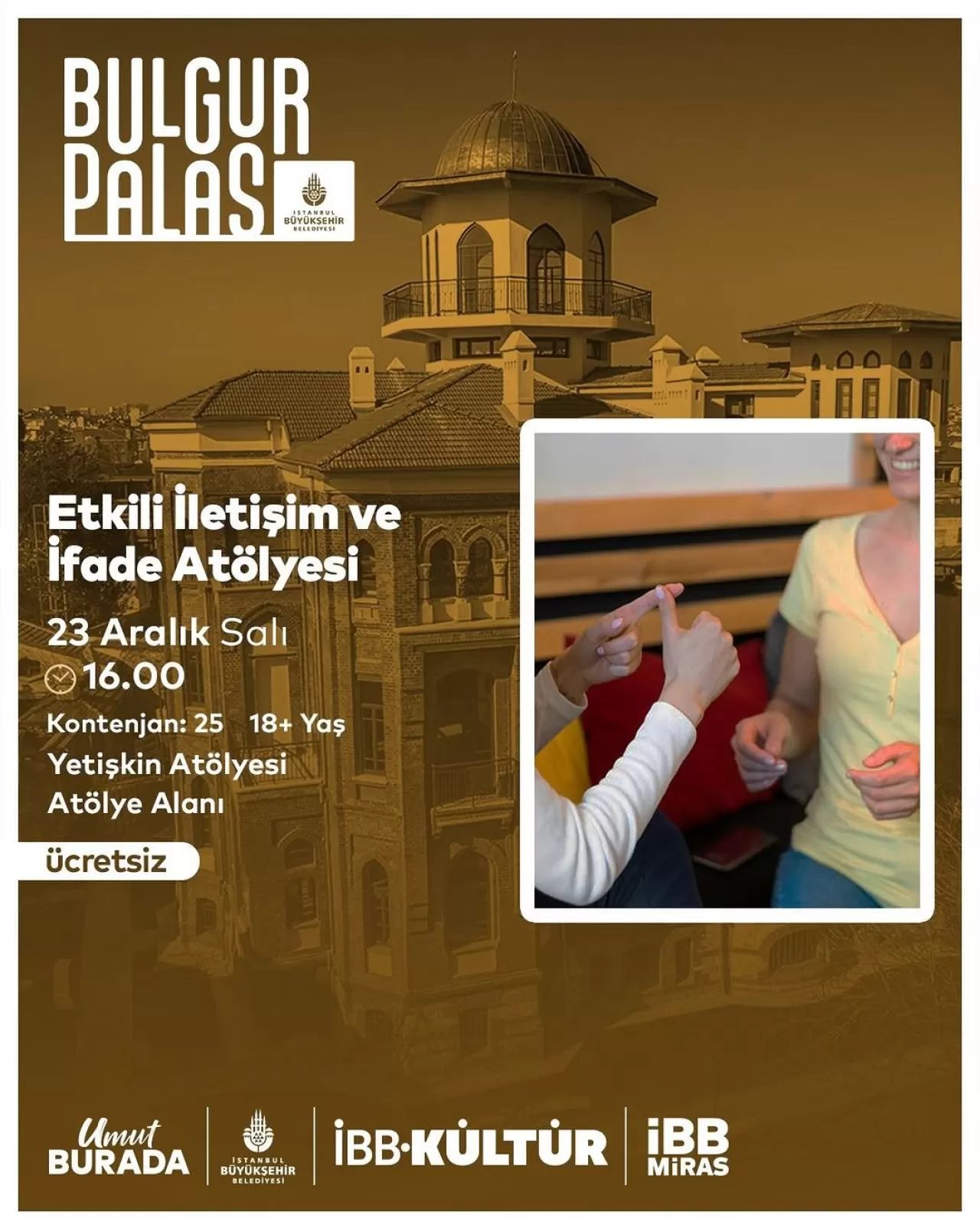 İBB Bulgur Palas'ta 