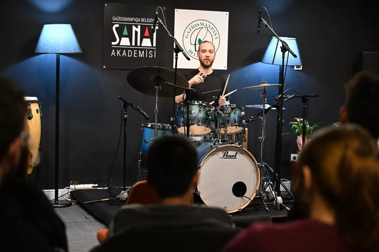 Gaziosmanpaşa'da Davul Workshopu ile Ritimler Buluştu