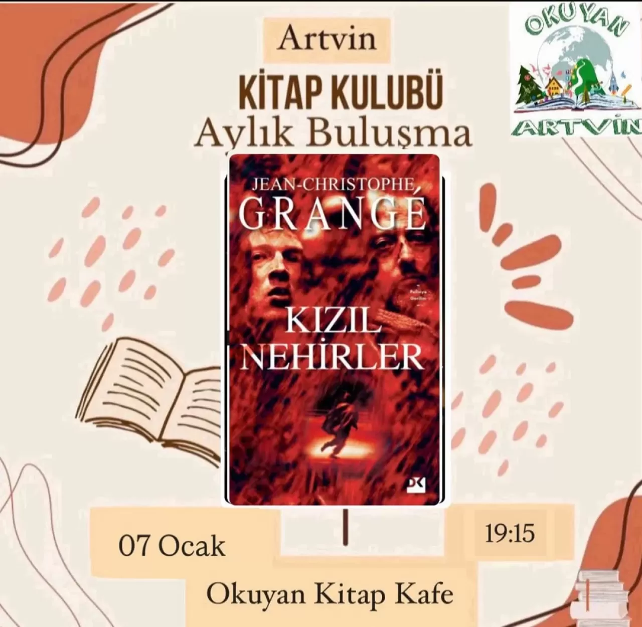 Artvin Kitap Kulübü, Jean-Christophe Grangé'nin 