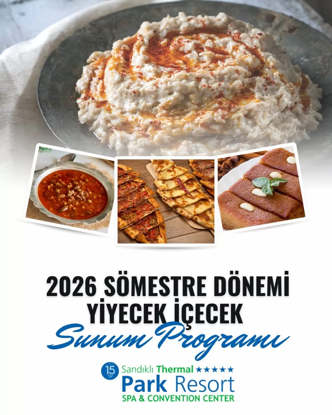 Sandıklı Termal Park Resort, Sömestr Tatilinde Yöresel Lezzetleri Ağırlıyor