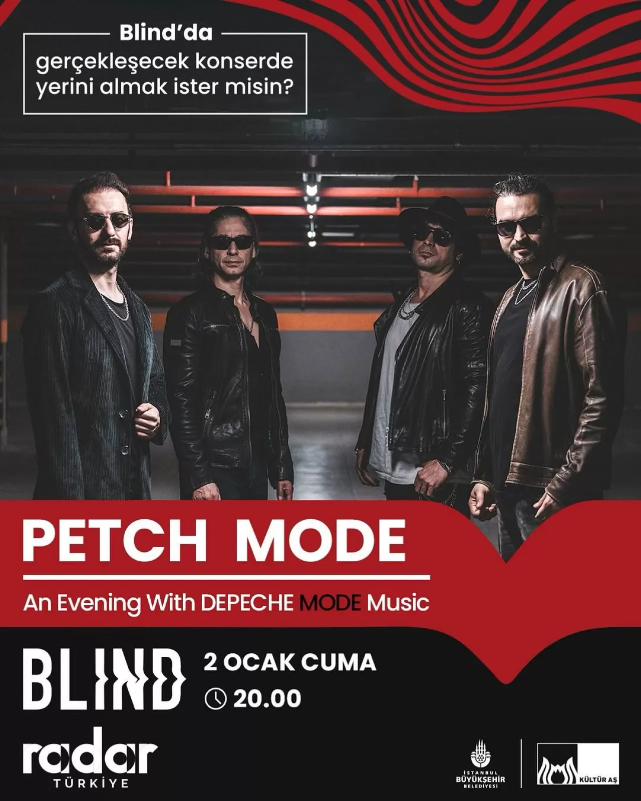 Depeche Mode'un Türkiye'deki Temsilcisi Petch Mode, Yeni Yıla Özel Konserle Geliyor