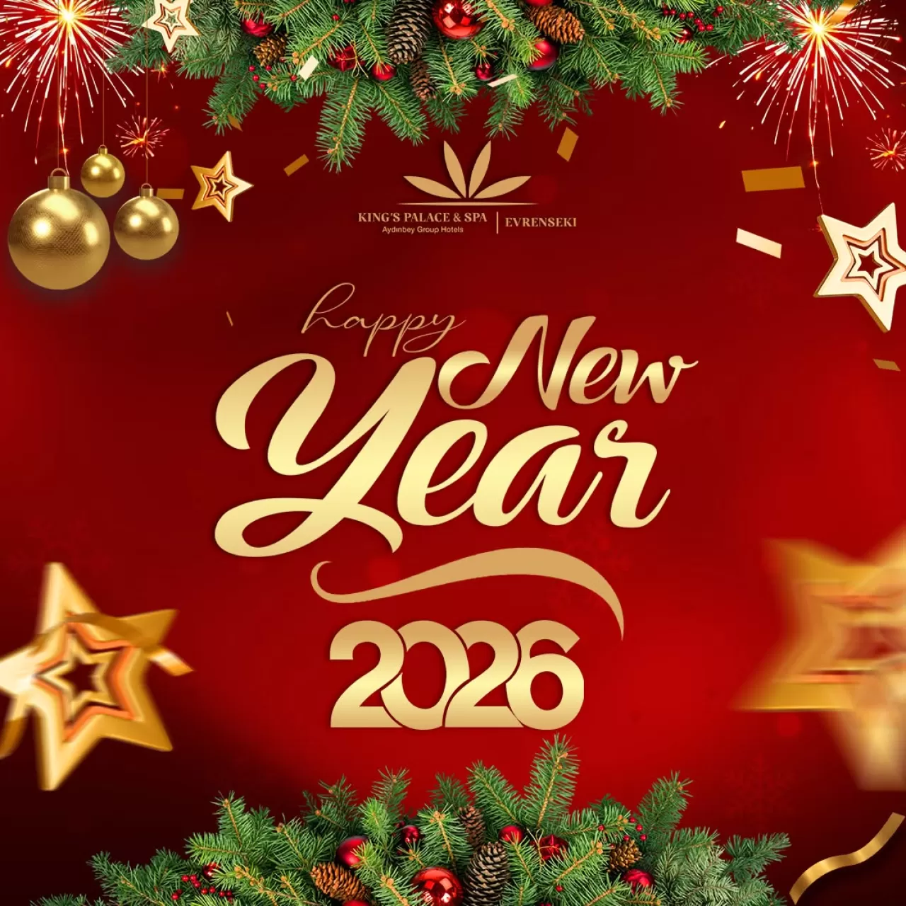 Aydınbey Kings Palace Otel'den Yeni Yıl Mesajı: Huzur, Sağlık ve Keyif Dolu Bir Yıl Dileği