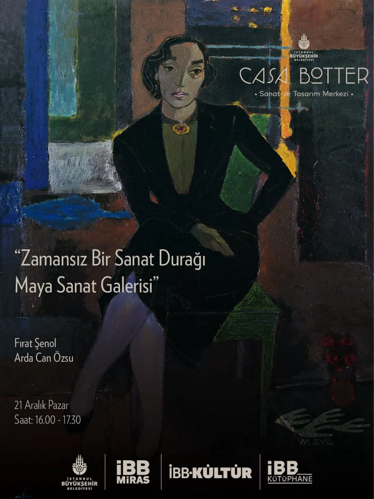 İstanbul'un Sanat Hafızasında Bir İz: Maya Sanat Galerisi'nin Hikayesi Casa Botter'de Canlanıyor