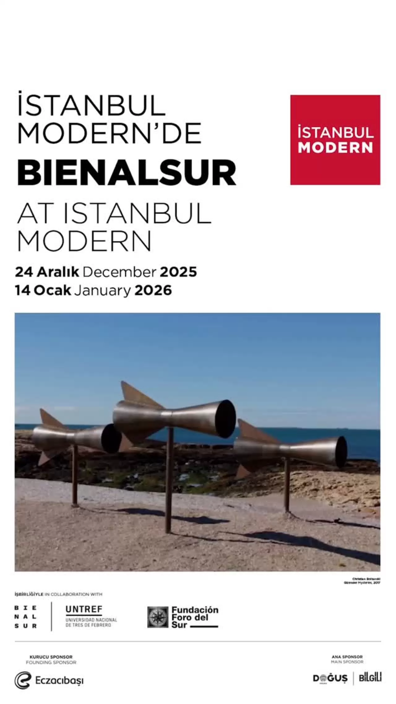 İstanbul Modern, BienalSur İş Birliğiyle Christian Boltanski'nin 