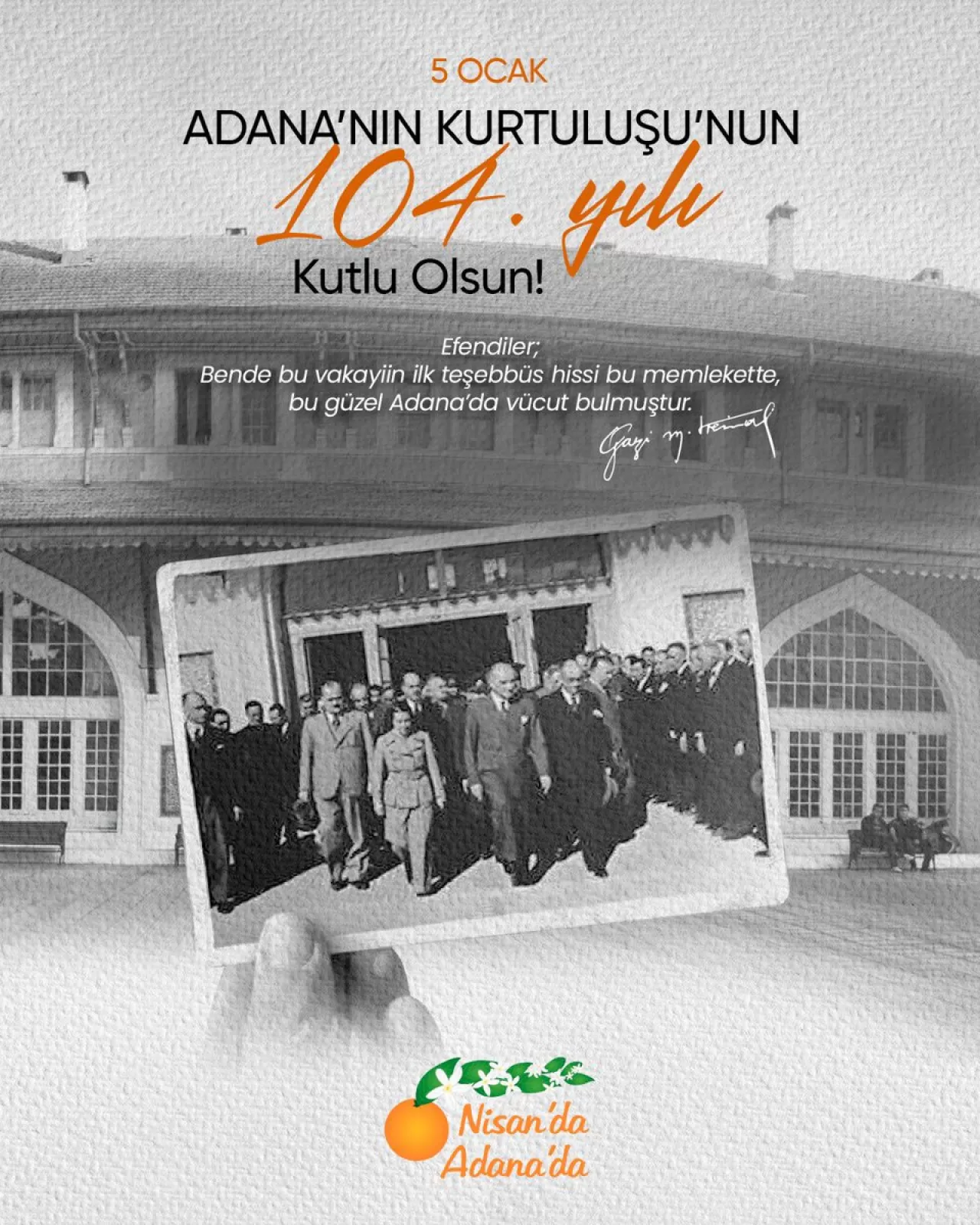 Adana'nın 104. Yıl Coşkusu: Uluslararası Portakal Çiçeği Karnavalı Başladı