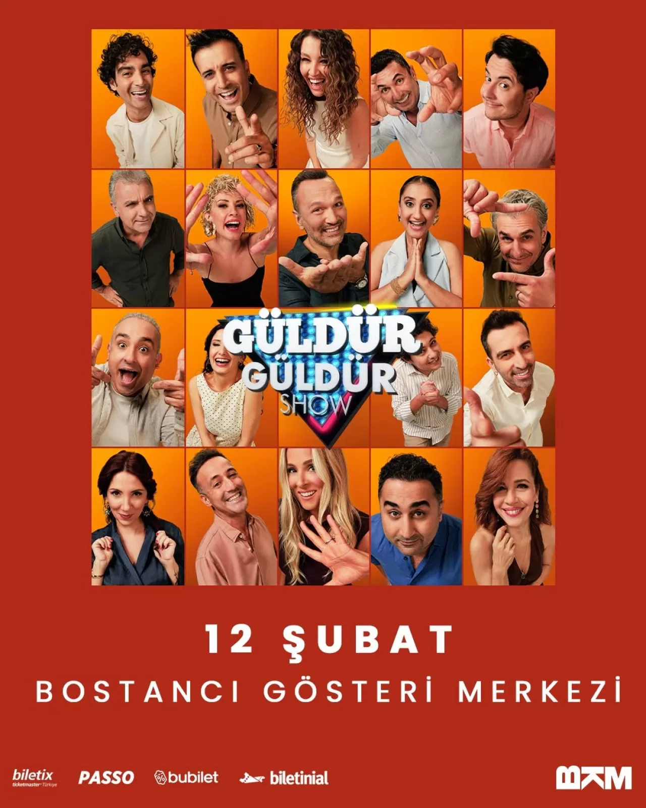 GüldürGüldür Show, 12 Şubat'ta BKM Sahne ile Geliyor!