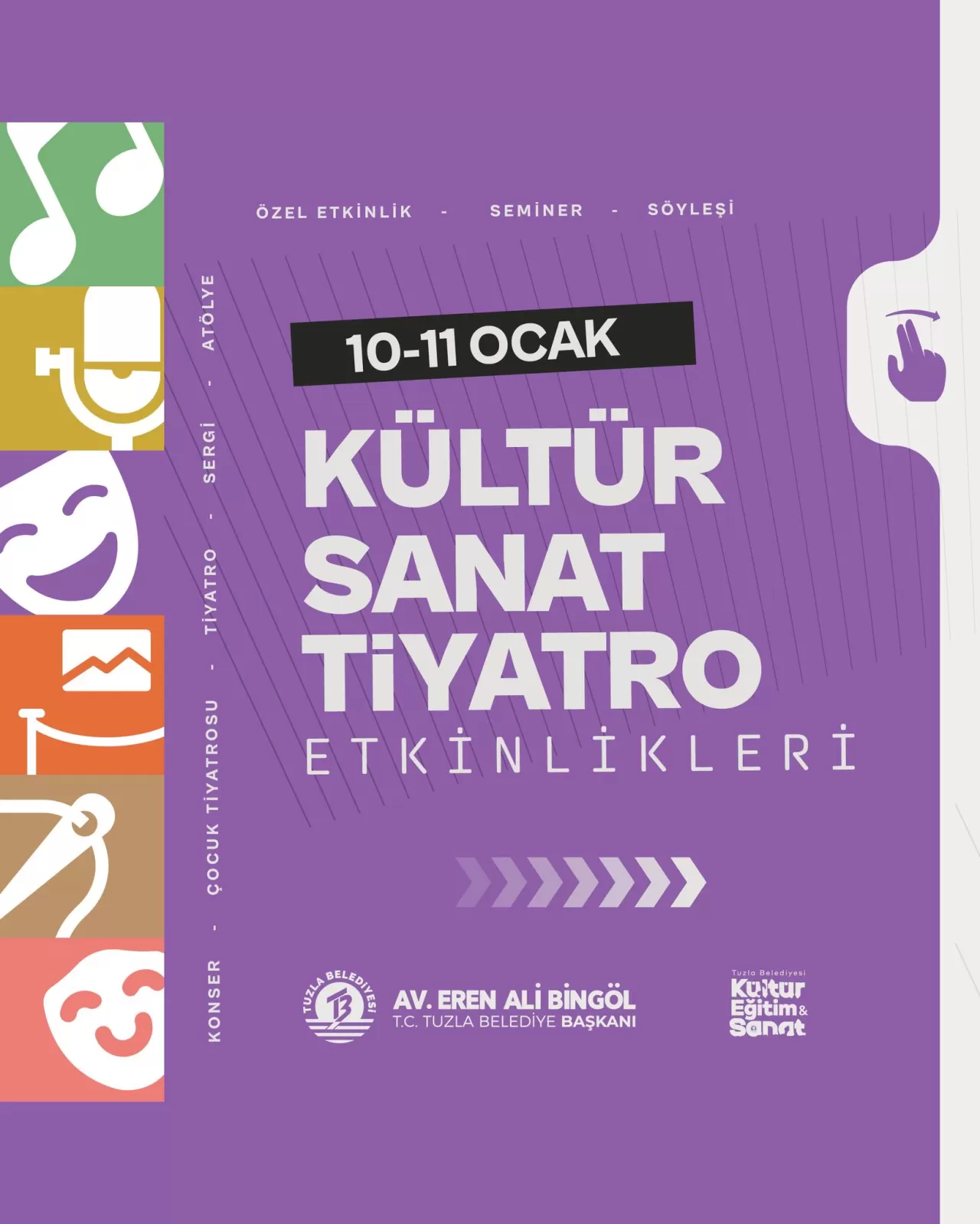 Tuzla'da Sanat Rüzgarları Esiyor: Kültür Sanat Etkinlikleri Tüm Hızıyla Devam Ediyor