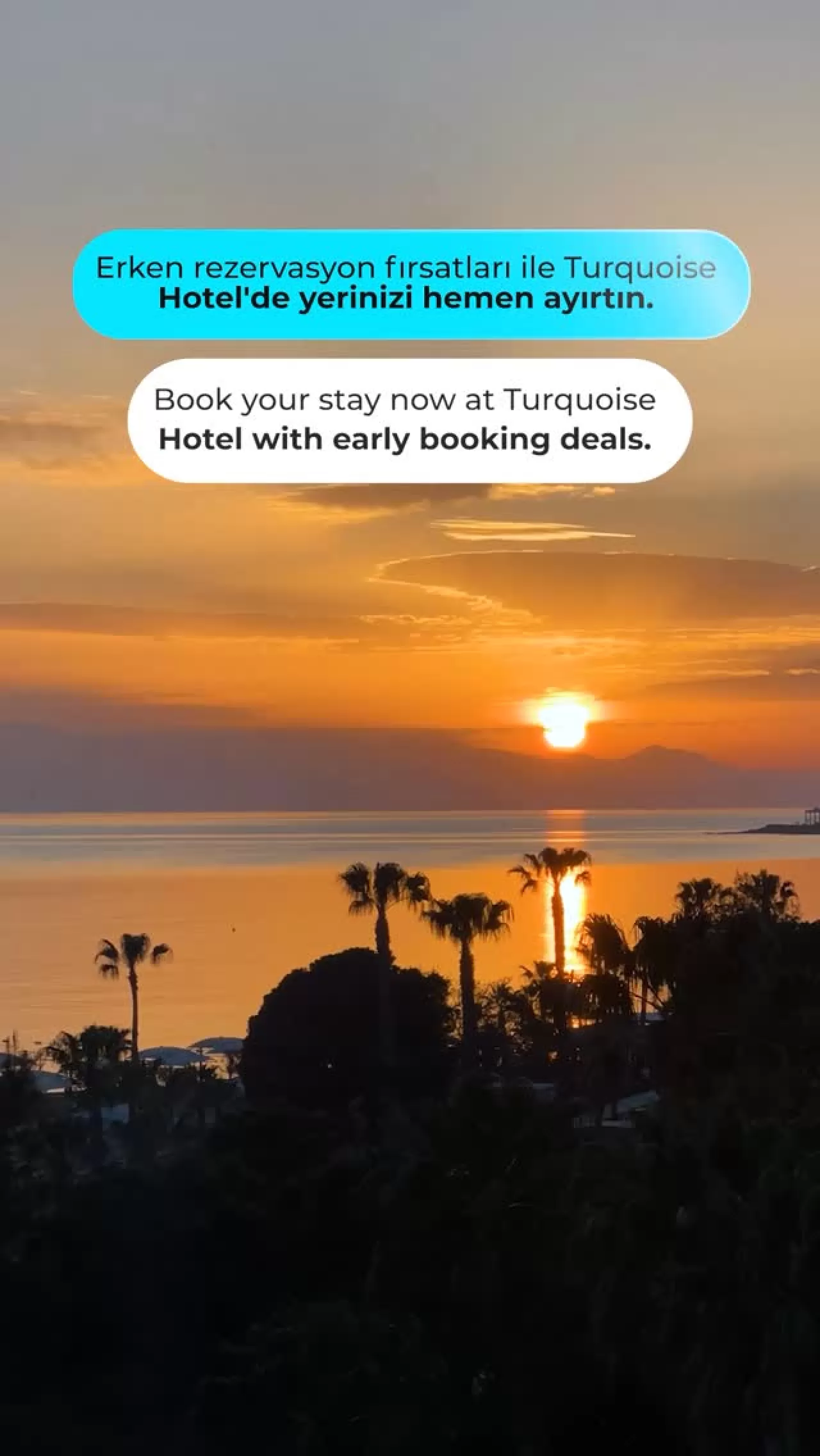 Hotel Turquoise'tan Erken Rezervasyon Fırsatı: Huzur ve Konfor Antalya'da Sizi Bekliyor