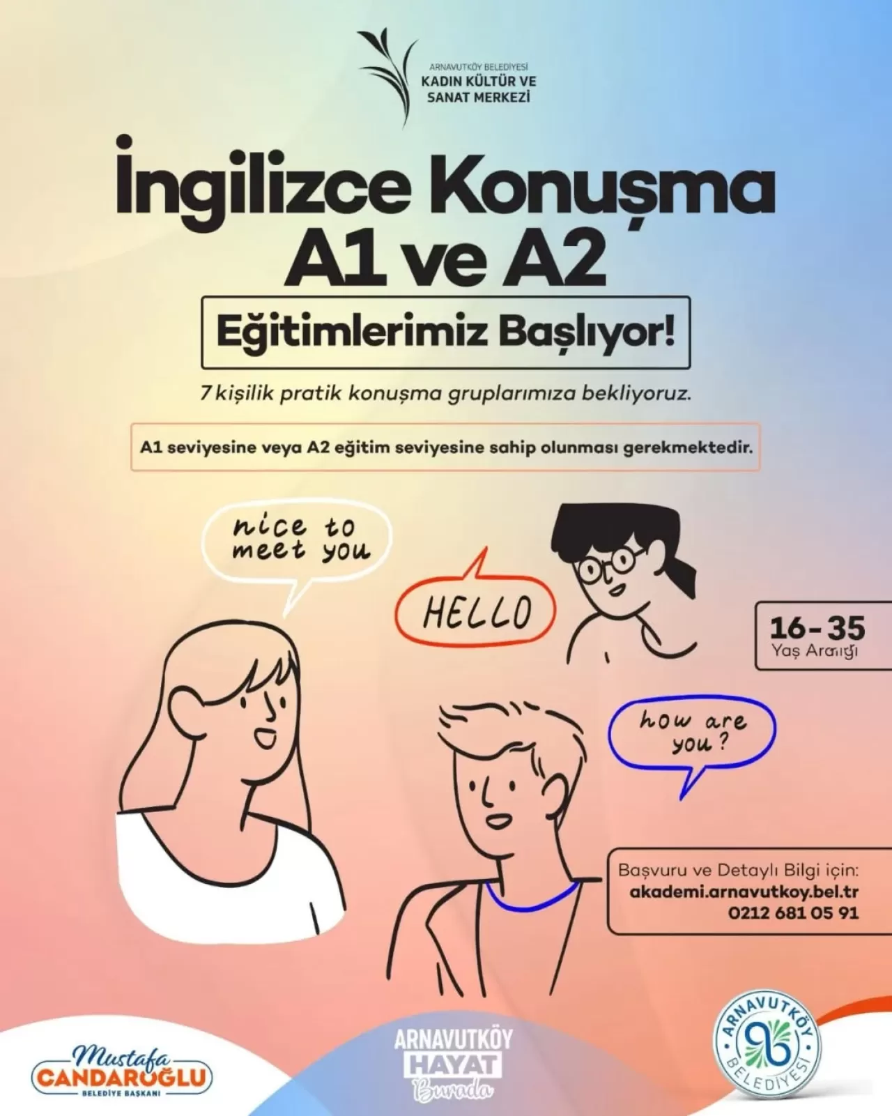 Arnavutköy'de Kadınlara Özel Pratik İngilizce Konuşma Grupları Başlıyor