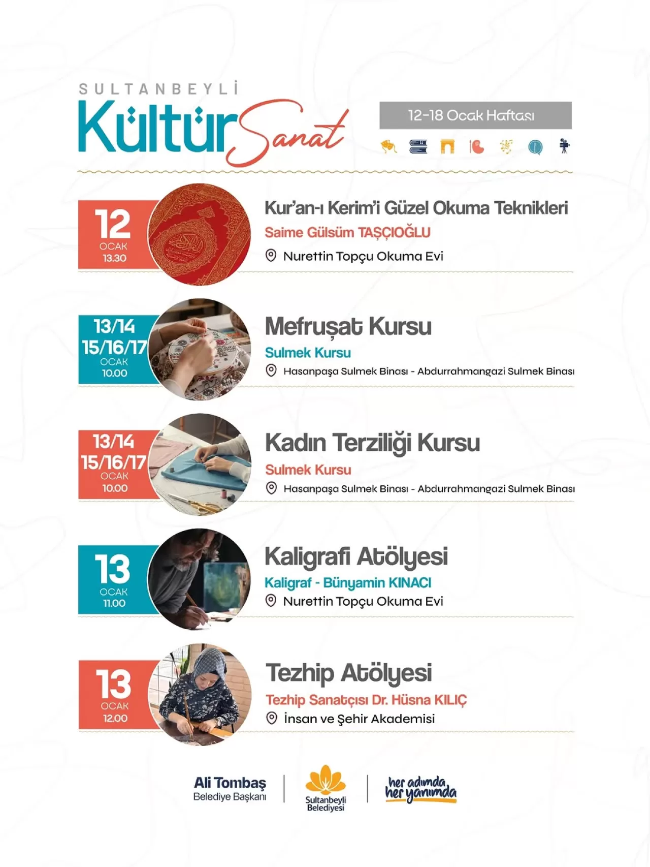 Sultanbeyli Belediyesi'nden Kültür Sanat Dolu Bir Hafta