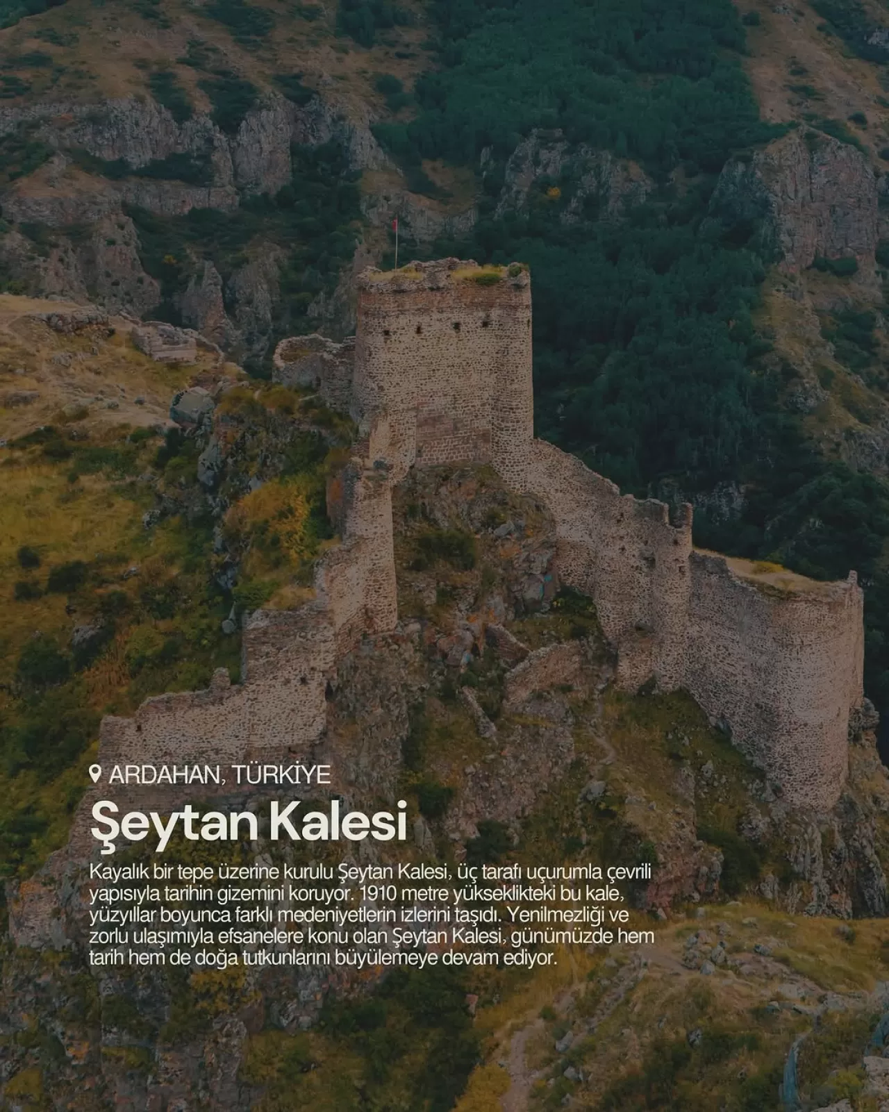 Ardahan'ın Üç Büyüleyici Hazinesi: Şeytan Kalesi, Karaçay Kanyonu ve Aktaş Gölü