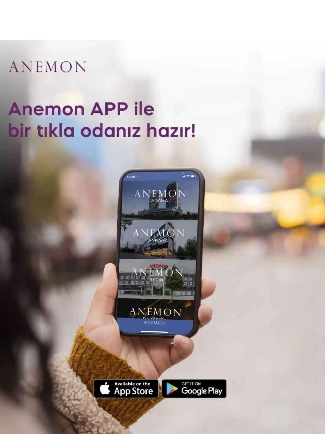 Anemon Otelleri, Mobil Uygulaması ile Konuklarına Özel Avantajlar Sunuyor