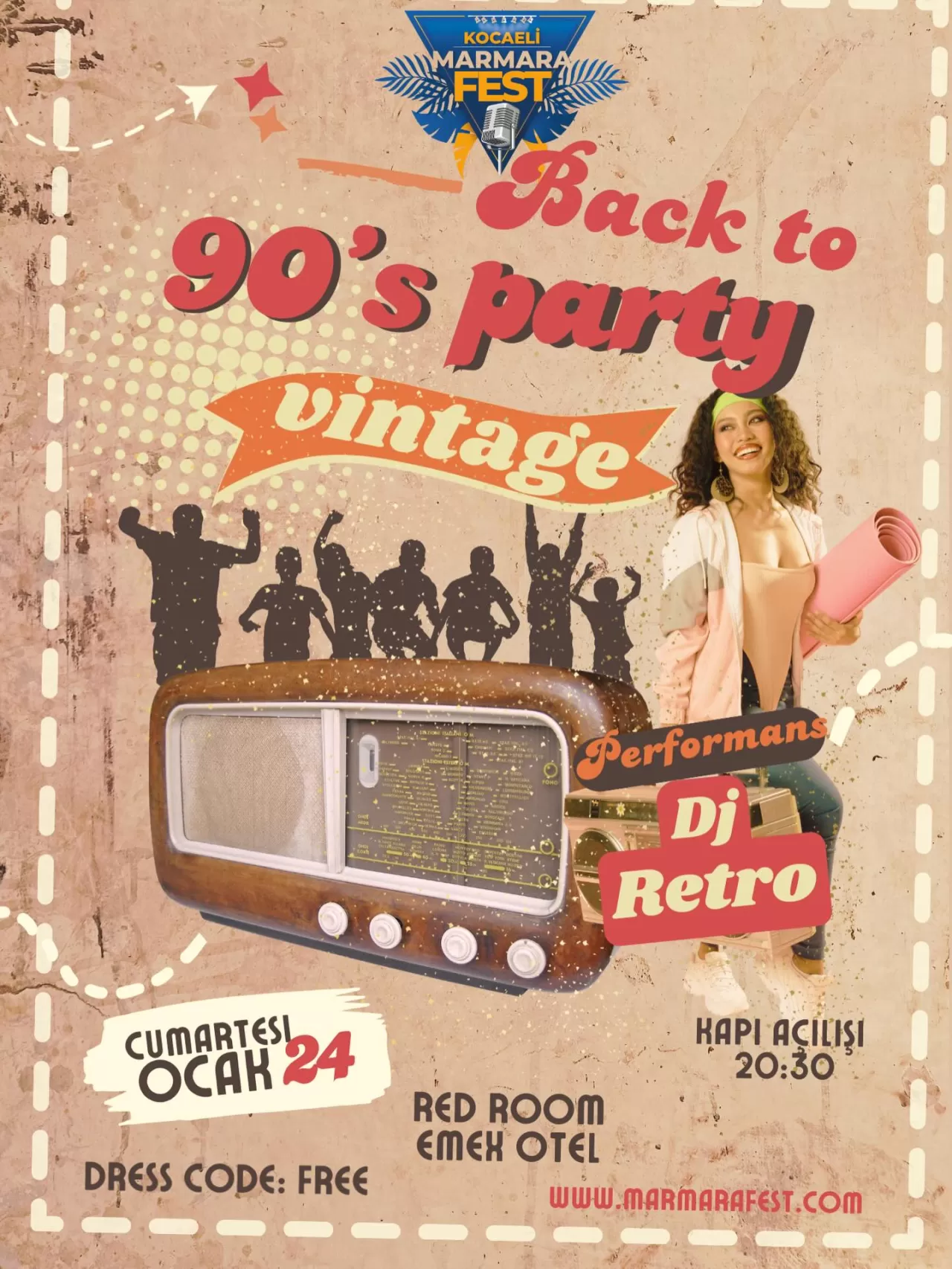 EMEX Otel'de Retro Rüzgarı: 90'lar Gecesi ile Nostalji ve Eğlence Buluşuyor