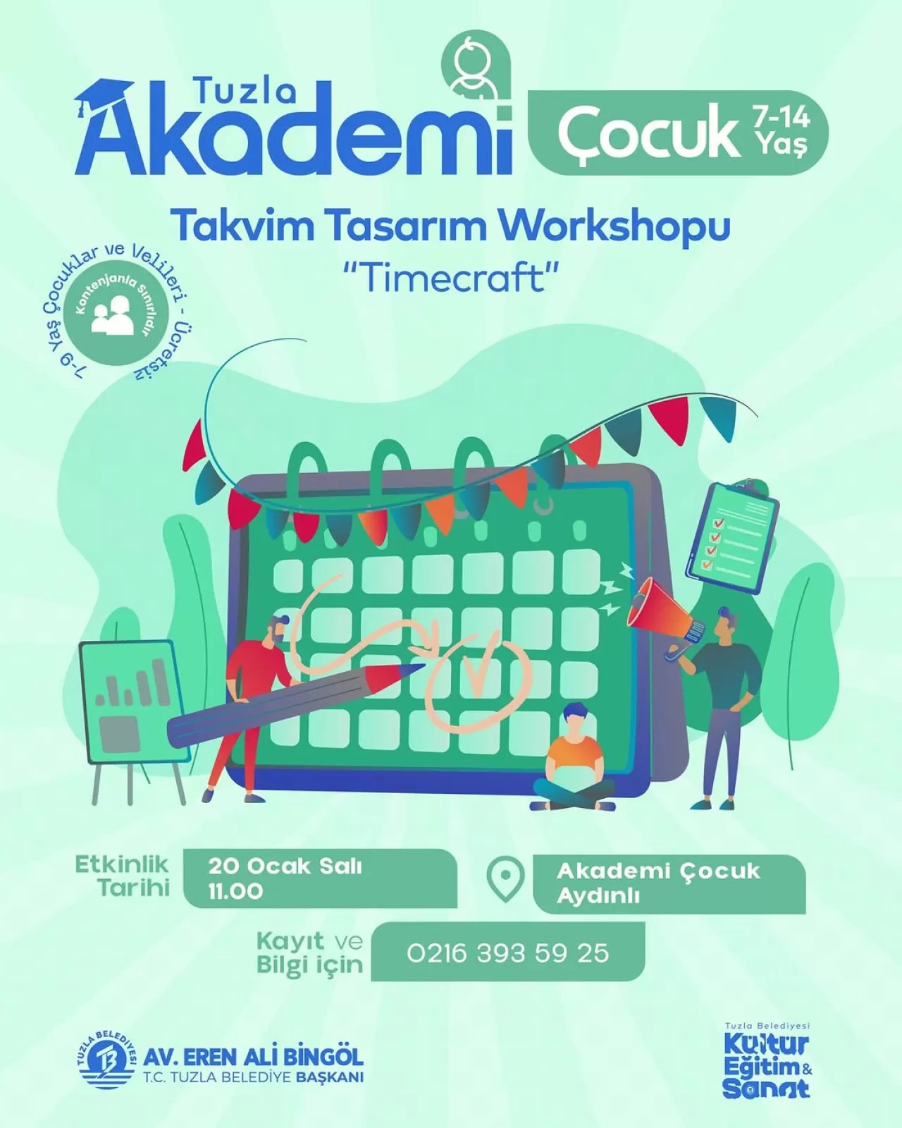 İstanbul'da Çocuklar ve Aileleri İçin Yaratıcı Yeni Yıl Atölyesi: Timecraft