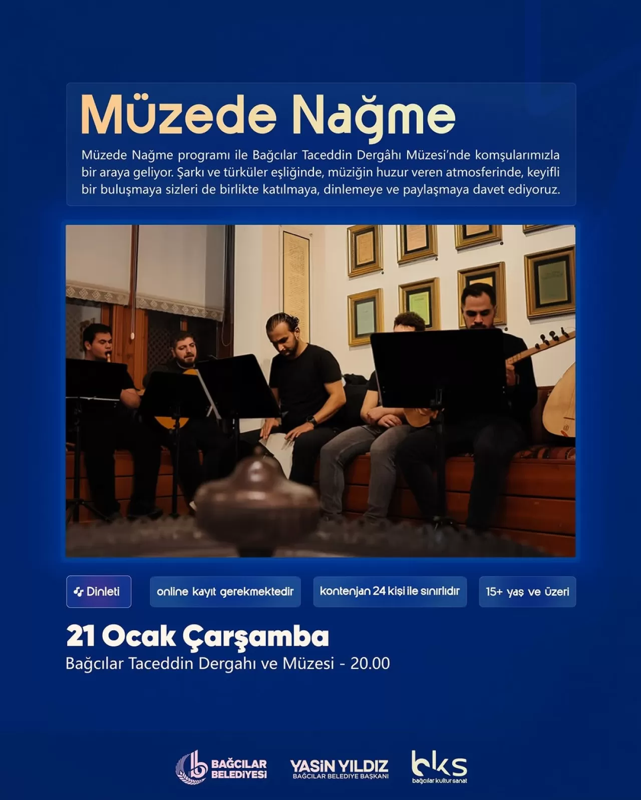 Bağcılar'da Tarihi Bir Dergahta Müzik Şöleni