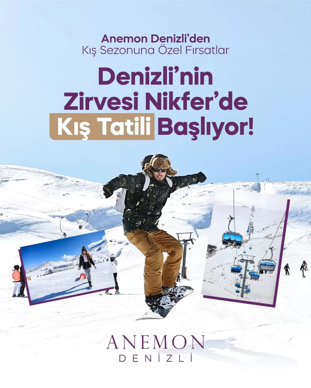 Kışın Keyfi Denizli'nin Zirvesinde: Anemon Otel ile Tatil Bir Başka Güzel