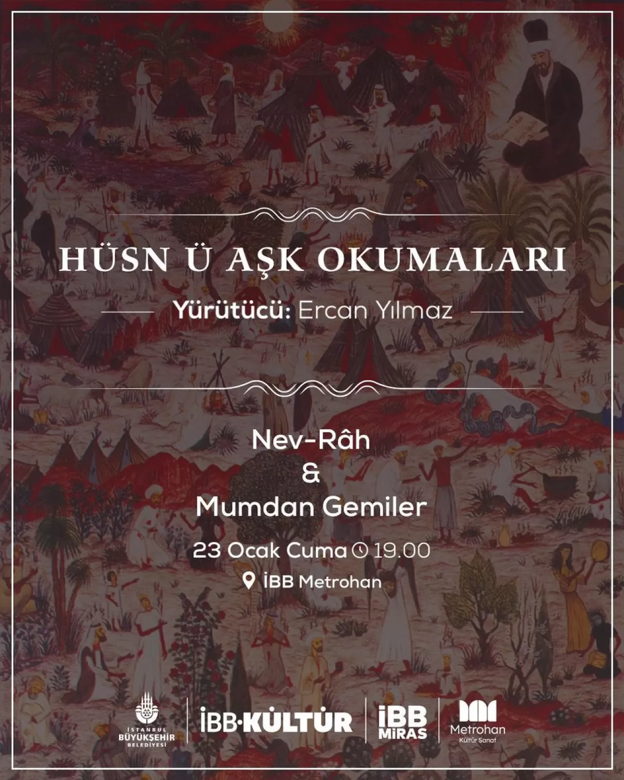 İBB Miras'tan Edebiyat Tutkunlarına: Metrohan'da 