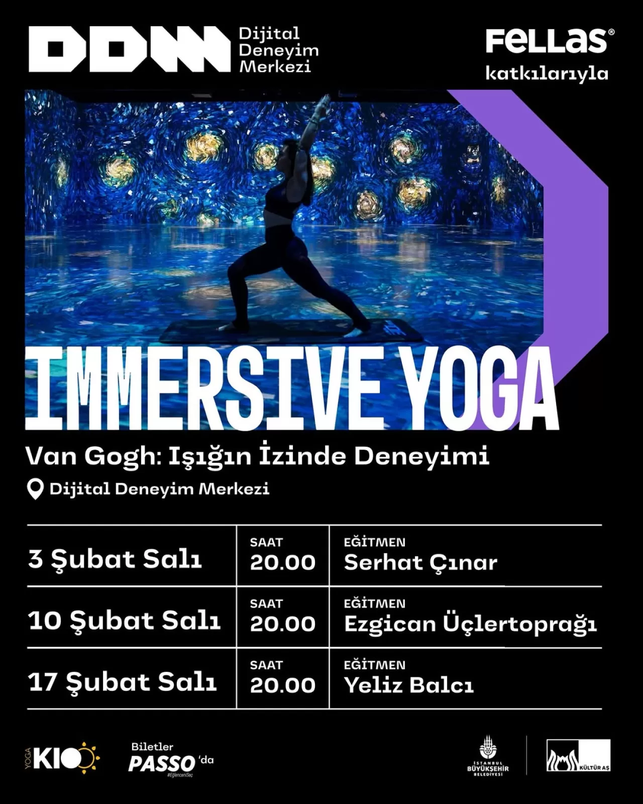 Van Gogh'un Tablolarında Yoga: İBB Kültür AŞ'den Sıra Dışı Bir Deneyim