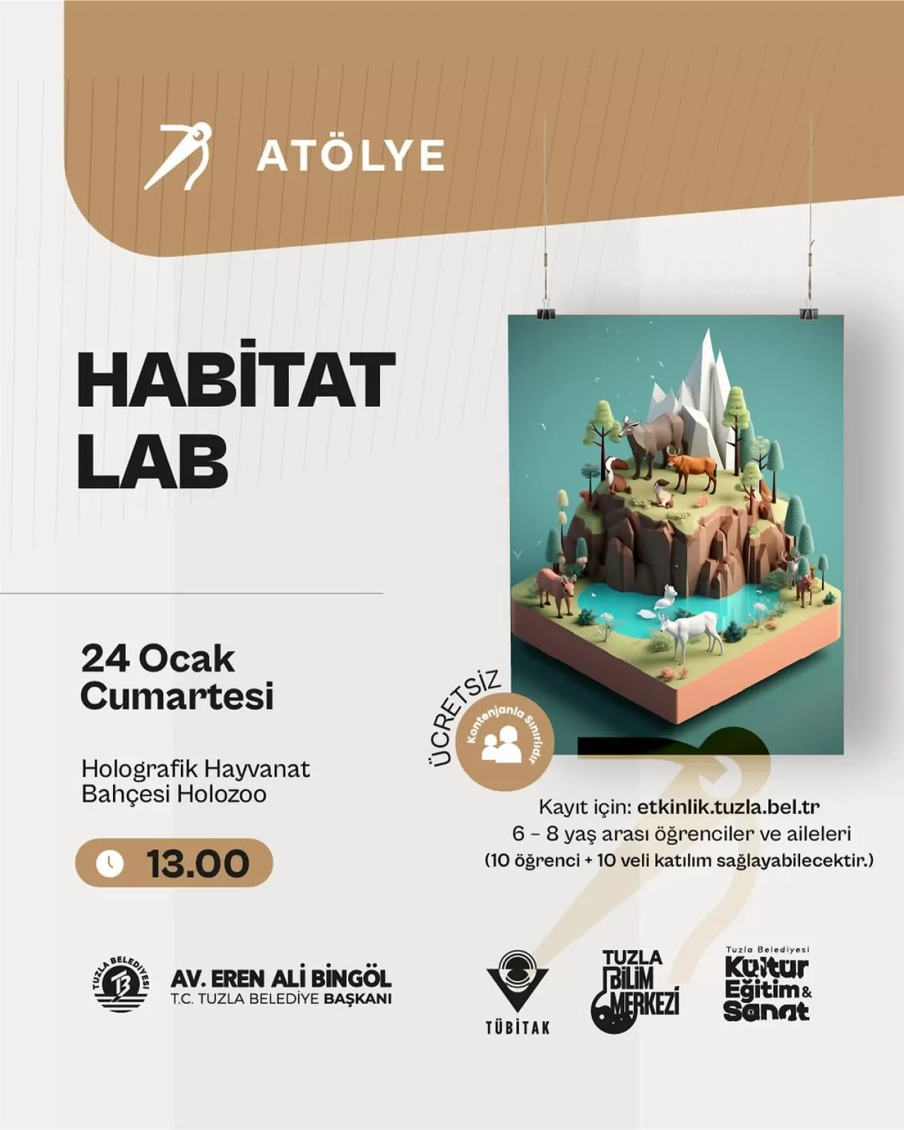 Tuzla'da Yarıyıl Tatiline Özel: Holografik Hayvanat Bahçesi ile Keşif