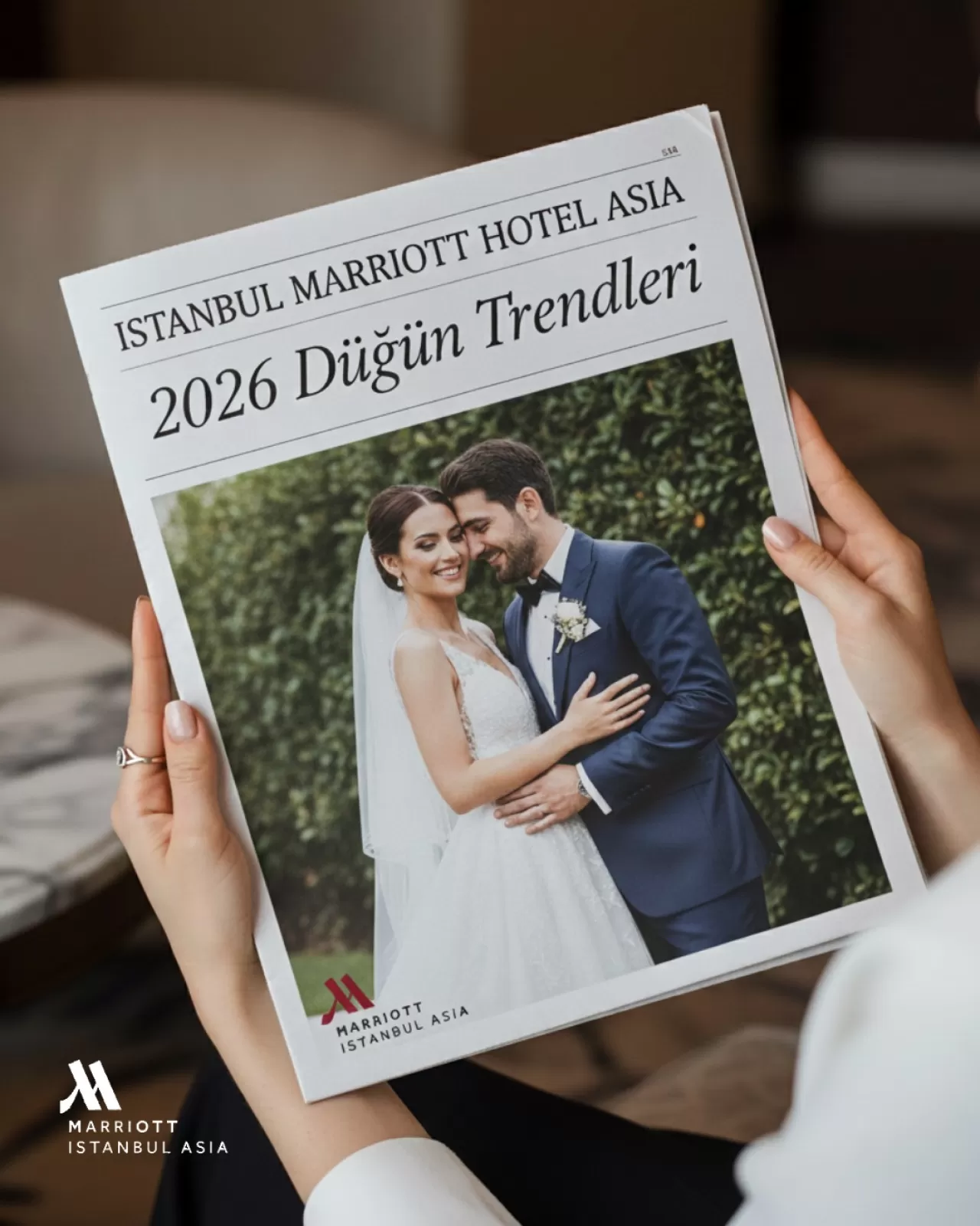 İstanbul Marriott Hotel Asia'da Evlilik Töreniniz Masalsı Bir Kutlamaya Dönüşüyor