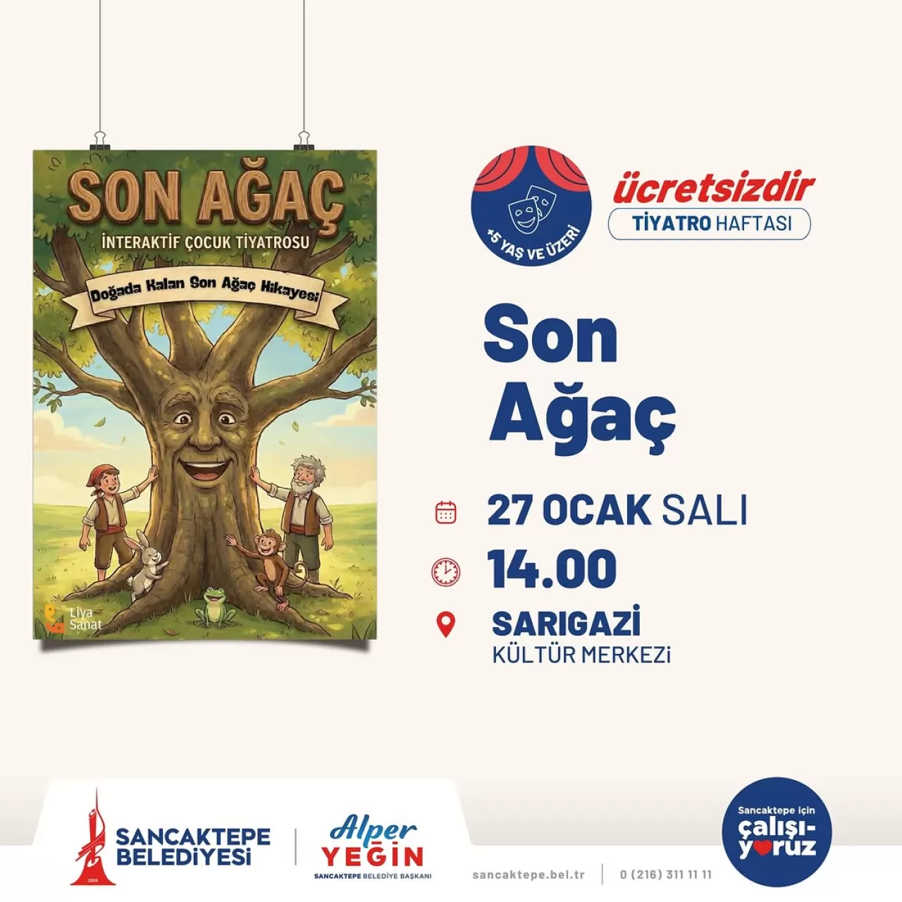 İstanbul'da Çocuklar için Ücretsiz Tiyatro: 