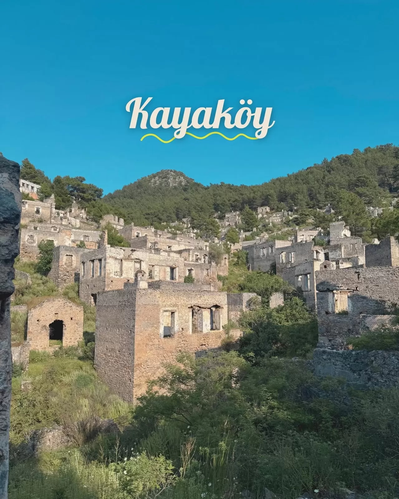 Kayaköy'ün Taş Sokaklarında Zamanda Yolculuk