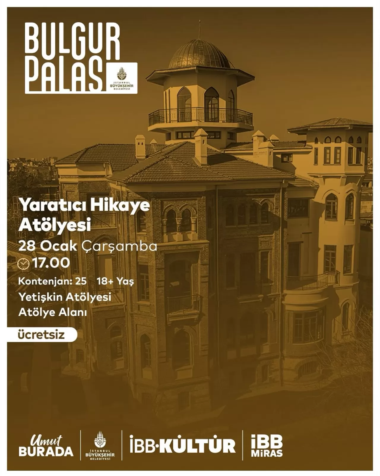 Bulgur Palas'ta Yaratıcılık Zamanı: Hikaye Atölyesi Başlıyor