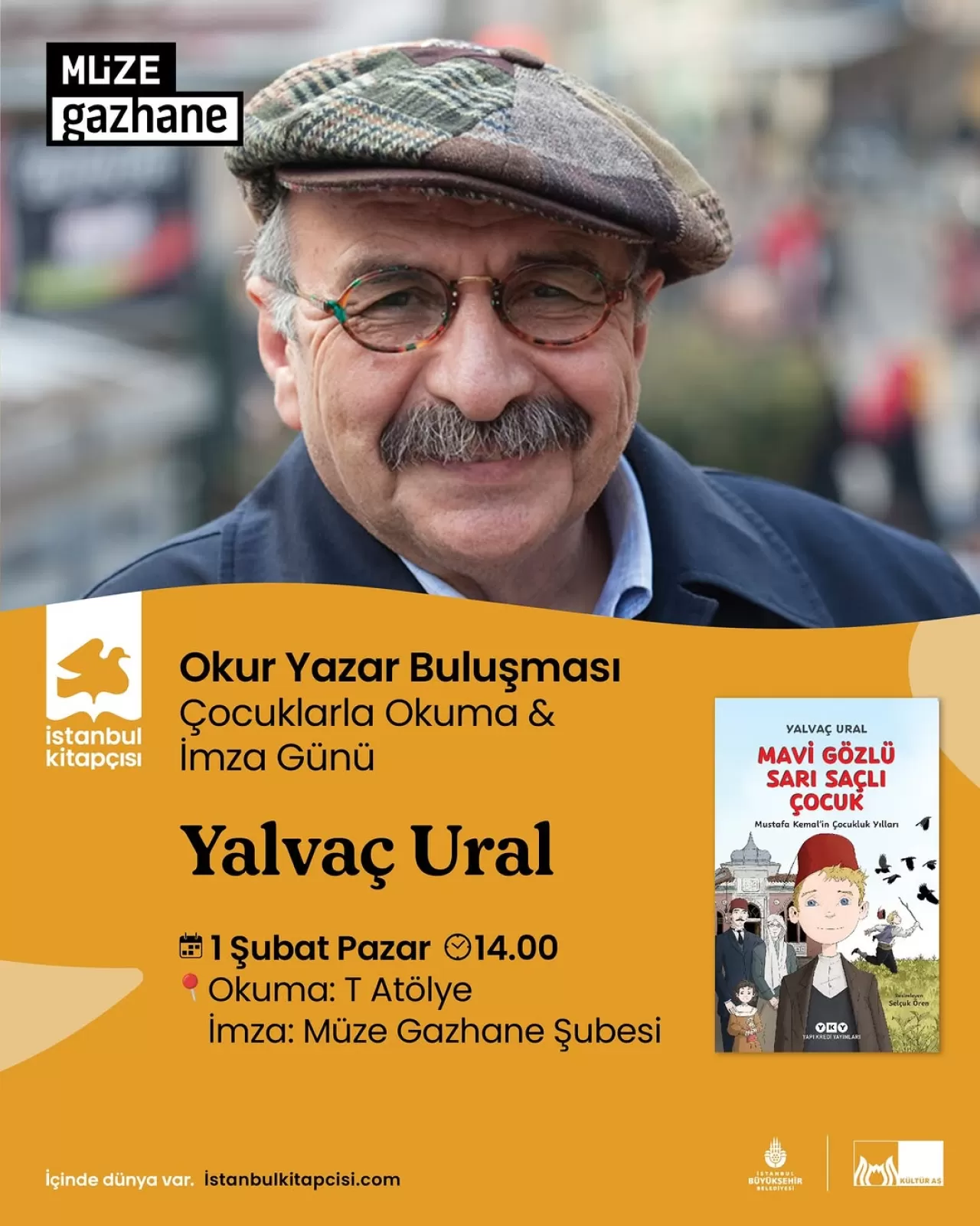 Yalvaç Ural, Müze Gazhane'de Çocuklarla Buluşuyor