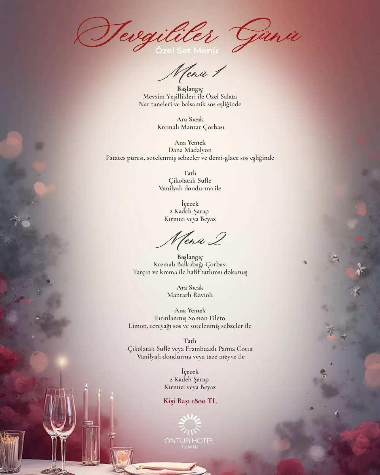 Ontur Hotel İzmir'de Romantik Bir Sevgililer Günü Deneyimi