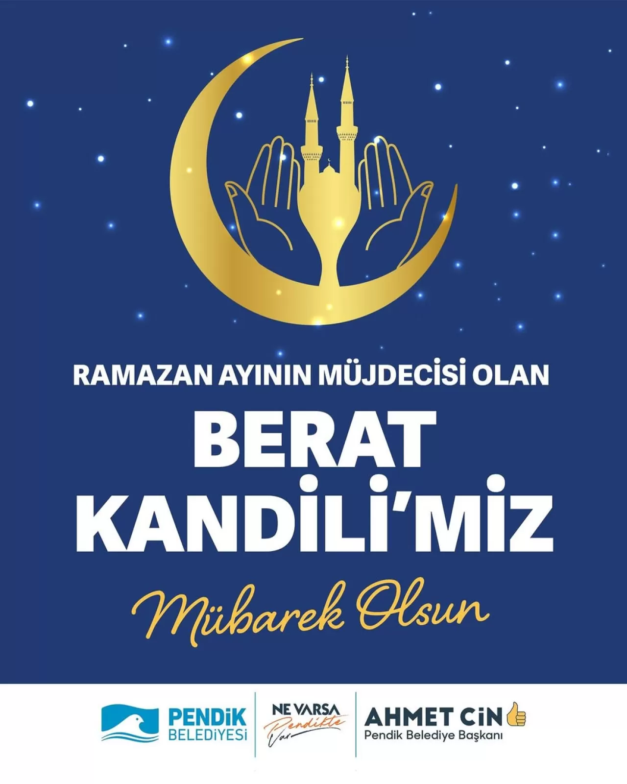 Pendik'te Berat Kandili Dualarla İdrak Edildi