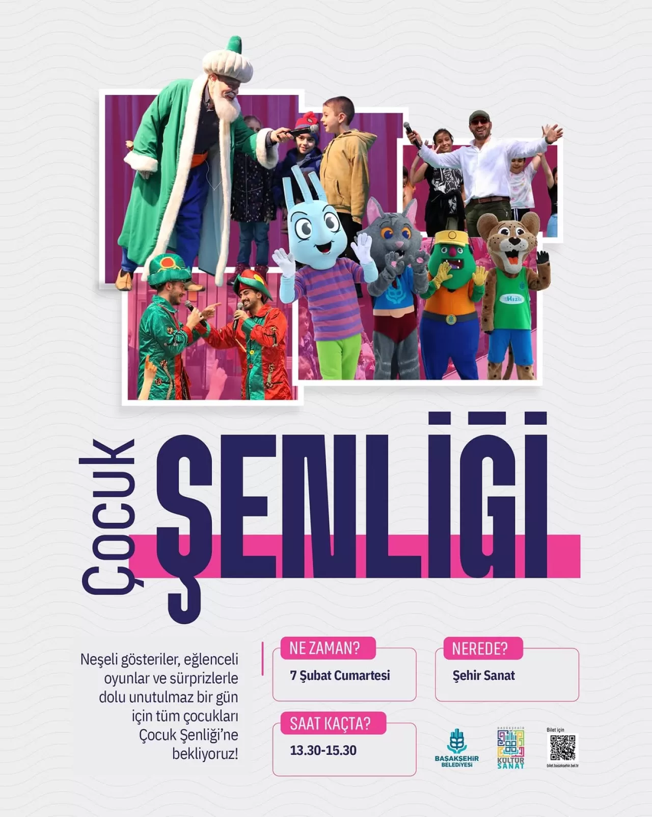 Başakşehir'de Renkli Çocuk Şenliği: Minikler Eğlenceye Davetli