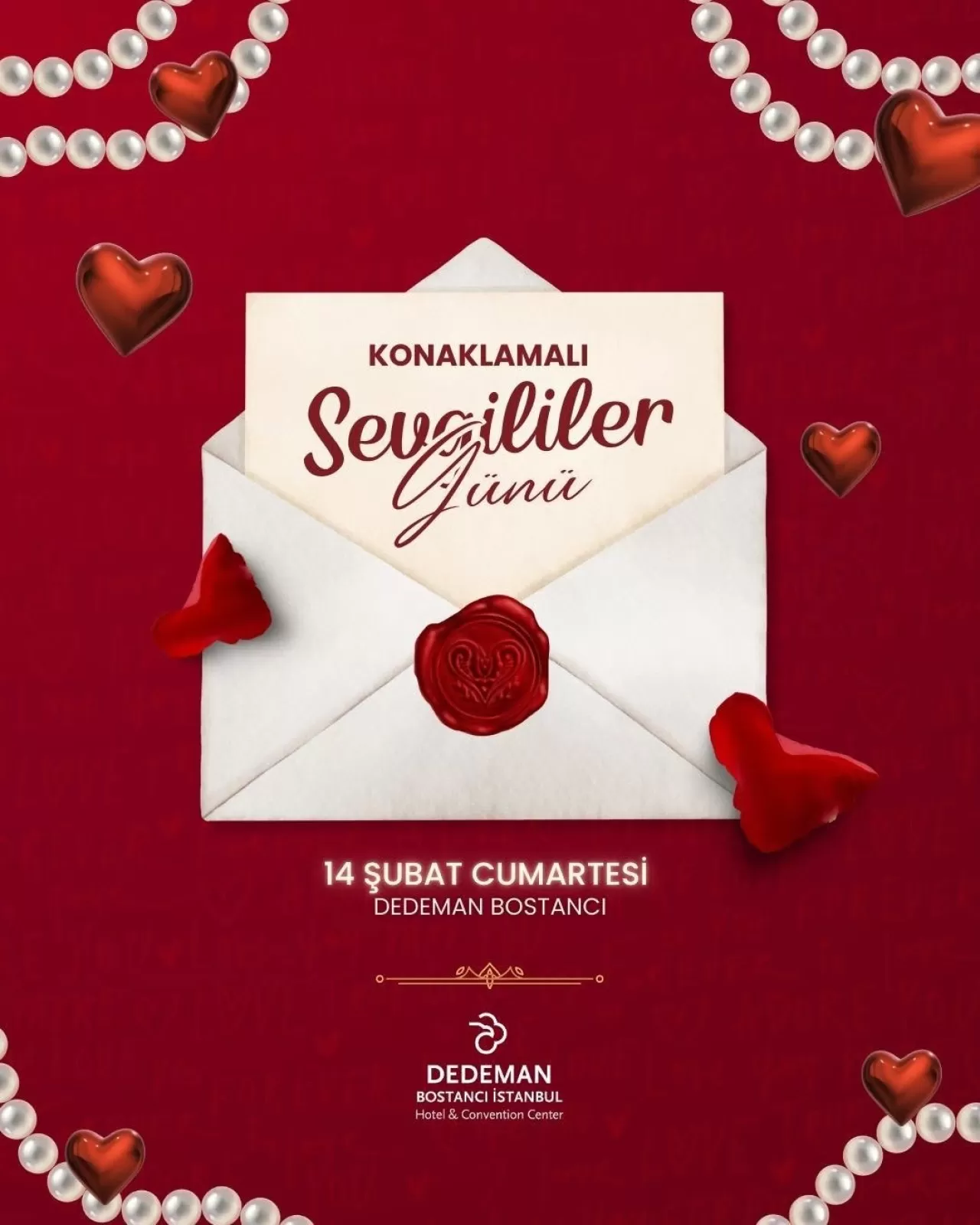 Sevgililer Günü'nde Özel Fırsat: Dedeman Bostancı'da Konaklama 3.900 TL