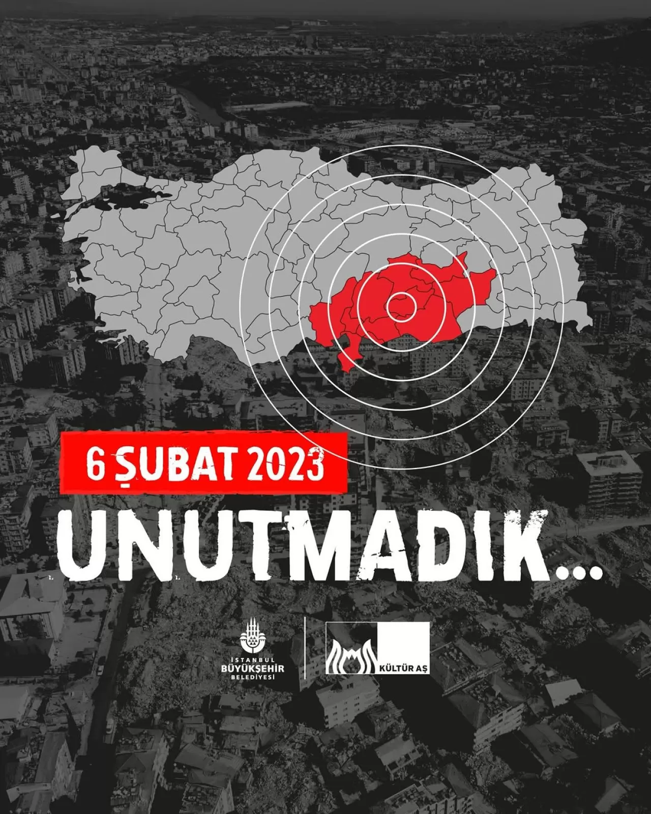İstanbul'da 6 Şubat Depremlerinde Yitirilen Canlar Anıldı