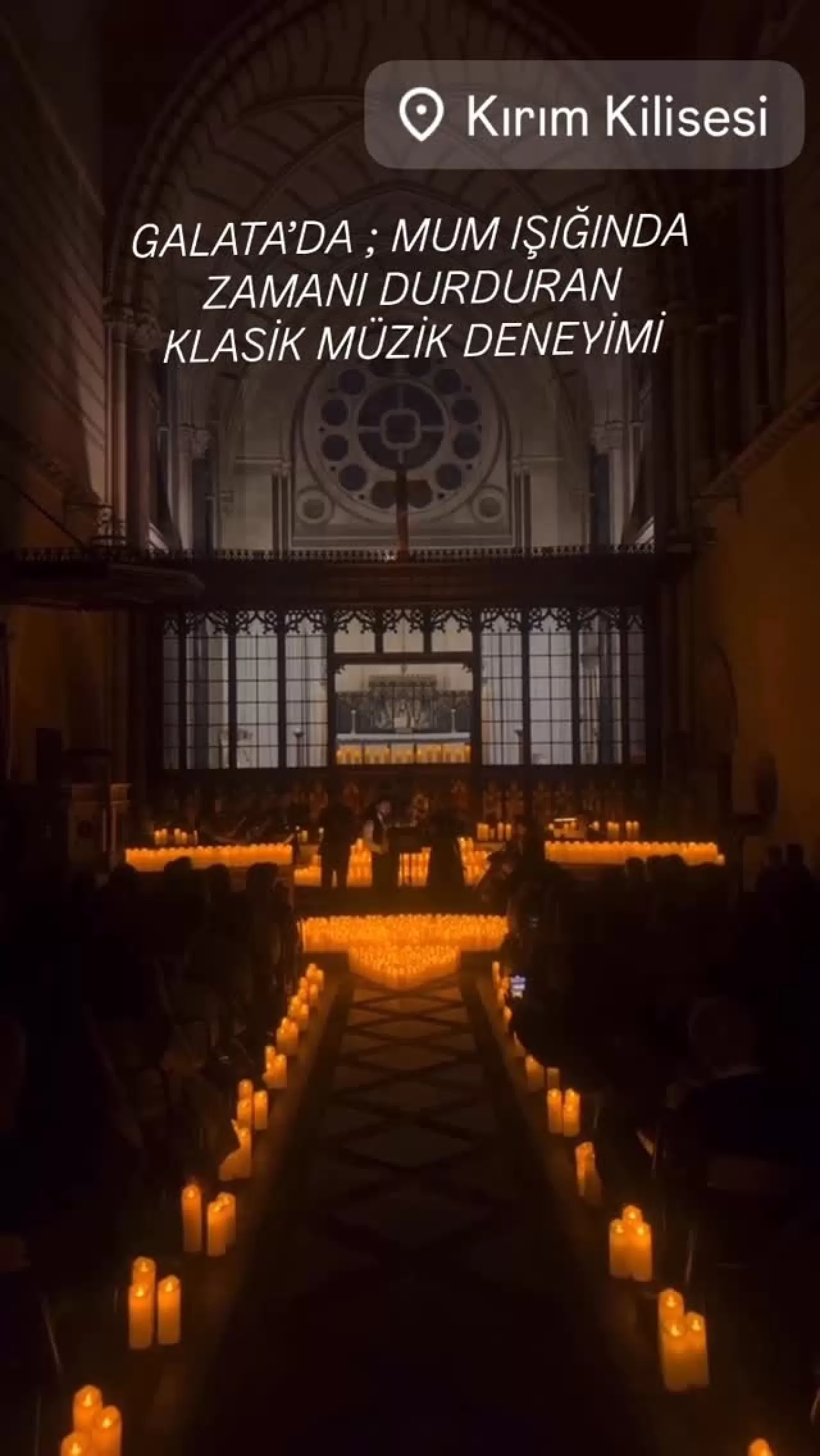 Mum Işığında Klasik Müzik: Kırım Kilisesi'nde Zamanda Yolculuk