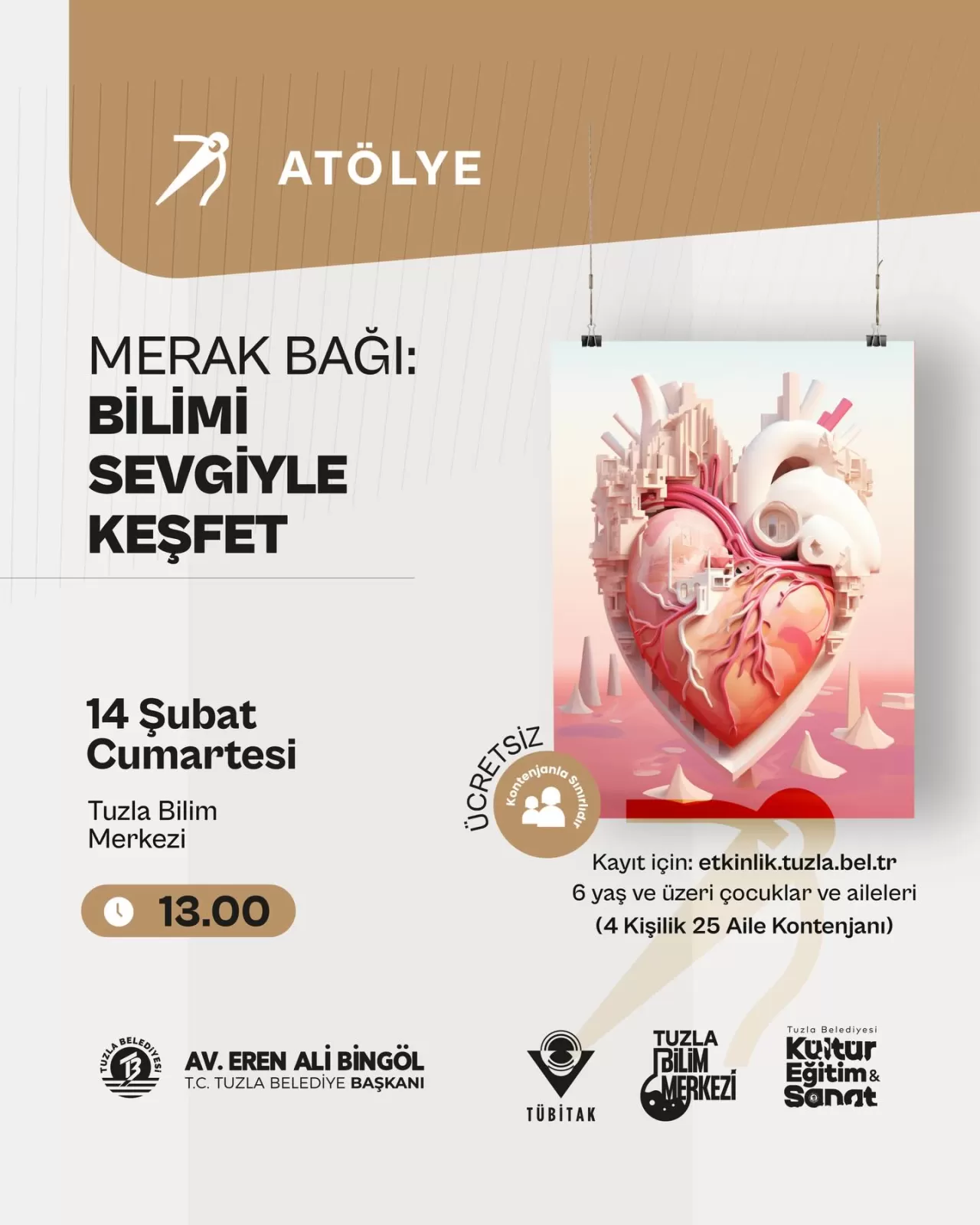 İstanbul Tuzla'da Ailece Bilim: 