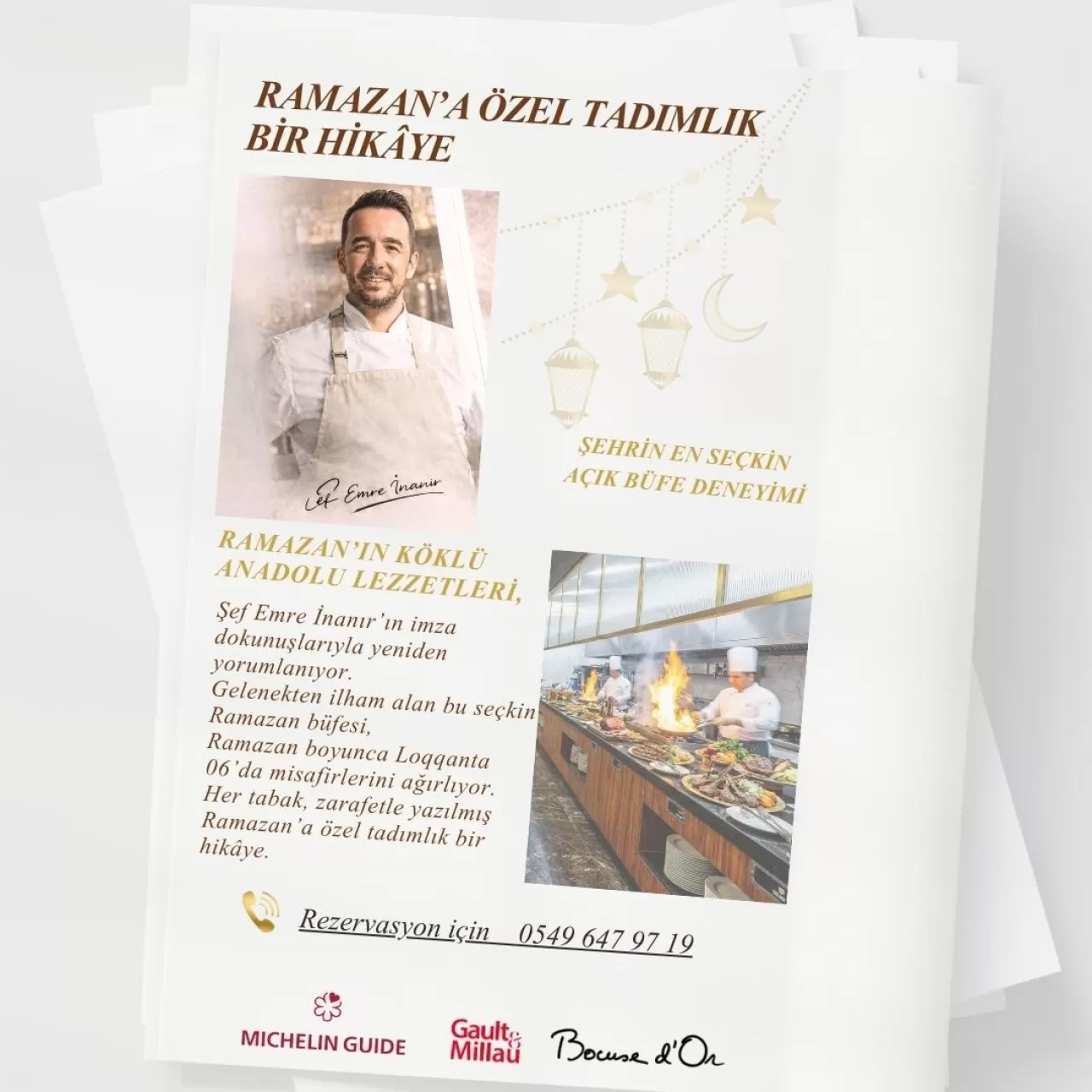 Şef Emre İnanır'ın Ellerinde Anadolu Lezzetleri: Grand Ankara'da Ramazan Sofrası