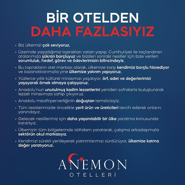 Anemon Konya Oteli: Türkiye'nin Sevgi Dolu Bakış Açısını Yansıtan Bir Deneyim