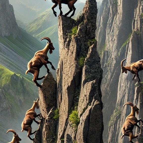 Artvin'in Şavşat ilçesine bağlı Yanıklı Köyü, doğal yaşam ve dağ keçileri ile dikkat çekiyor