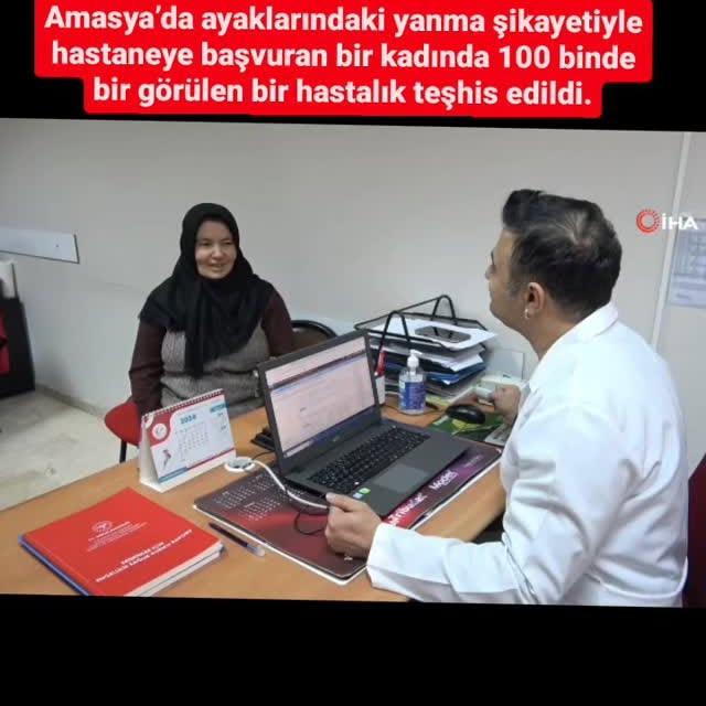 Amasya'da Nadir Görülen Bir Hastalık Teşhis Edildi