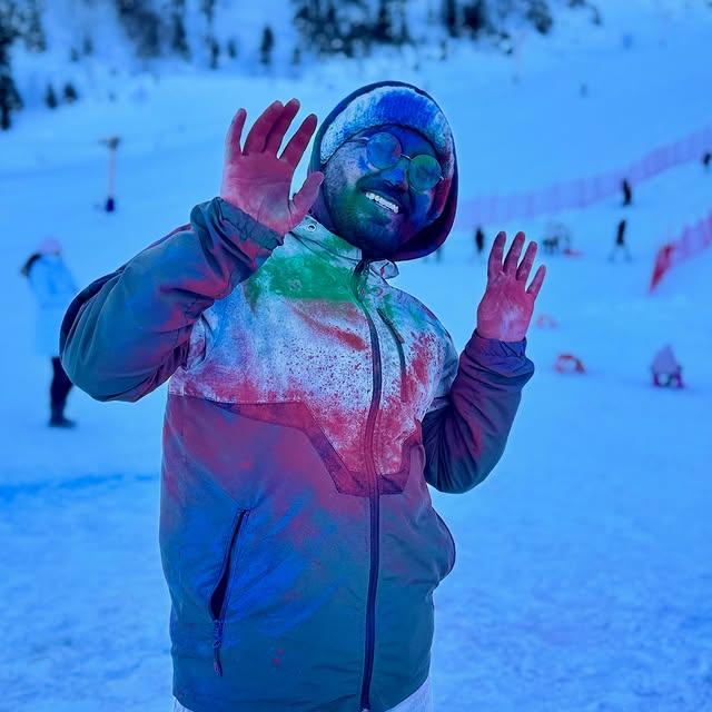 Atabarı Kayak Merkezi'nde Color Fest Coşkusu