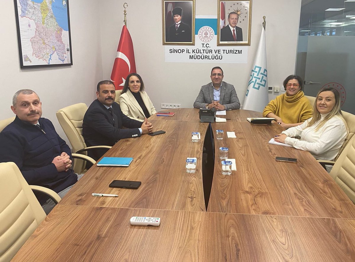 Sinop İl Kültür ve Turizm Müdürlüğü, Haftalık Toplantısını Gerçekleştirdi