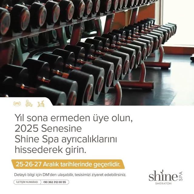 Sheraton Samsun Otel, Shine Spa Üyelikleri ile Müşterilerine Özel Fırsatlar Sunuyor