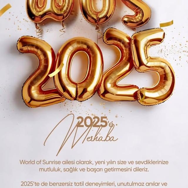 2025 Yılına Hoş Geldin Mesajı