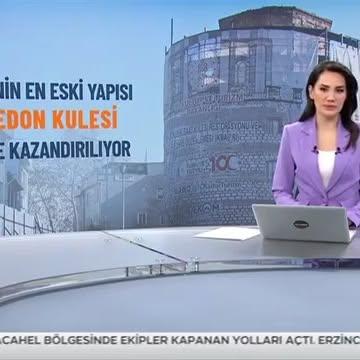 Edirne'nin tarihi Makedon Kulesi'nde Restorasyon Çalışmaları Başladı