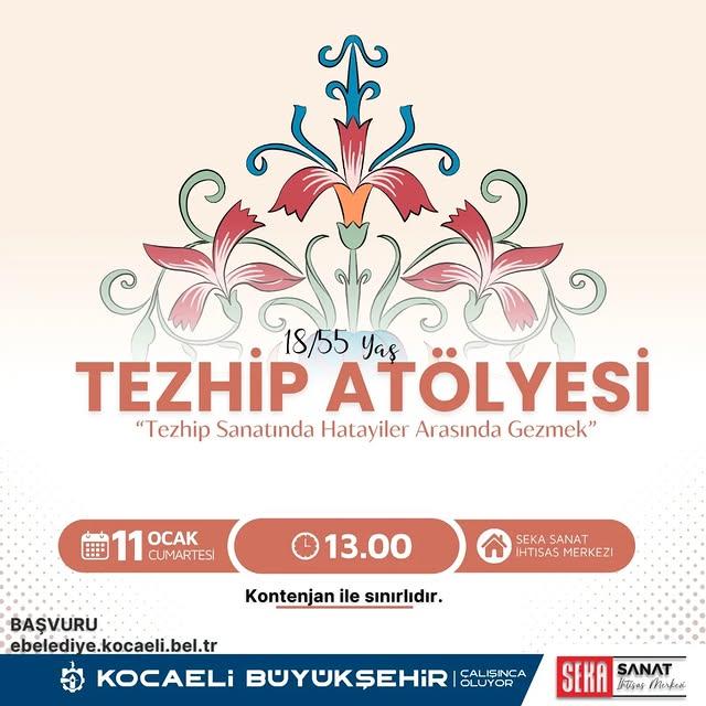 Yetişkinlere Özel Tezhip Atölyesi