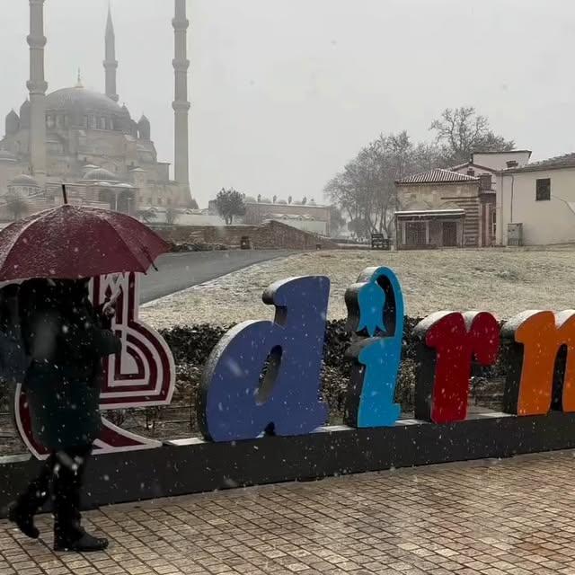 Edirne, Kış Mevsiminde Büyülüyor