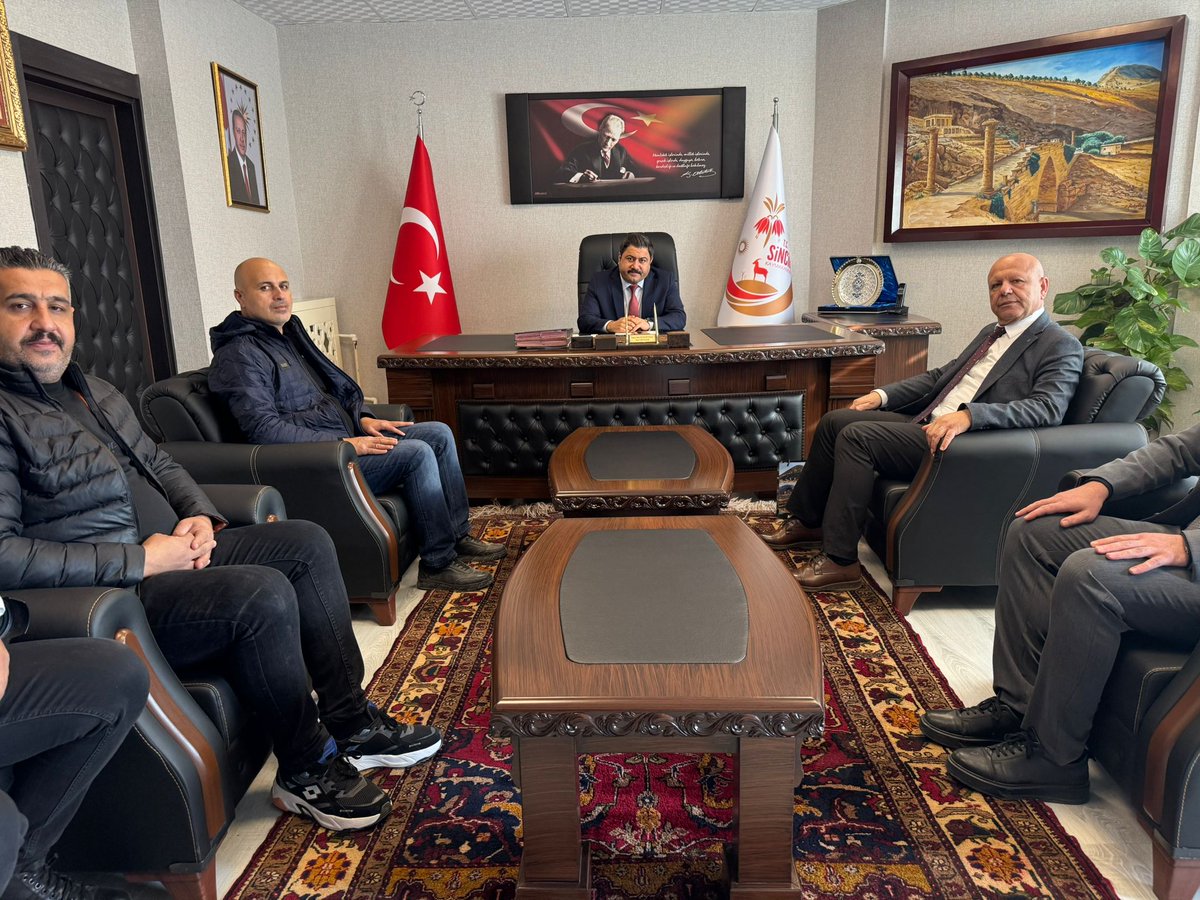 Adıyaman İl Kültür ve Turizm Müdürlüğü, Sincik Kaymakamı Yunus Emre Bozkurtoğlu'nu ziyaret etti