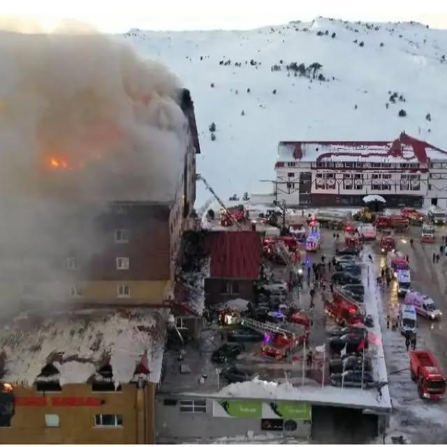 Bolu Kartalkaya'da Yangın Faciası