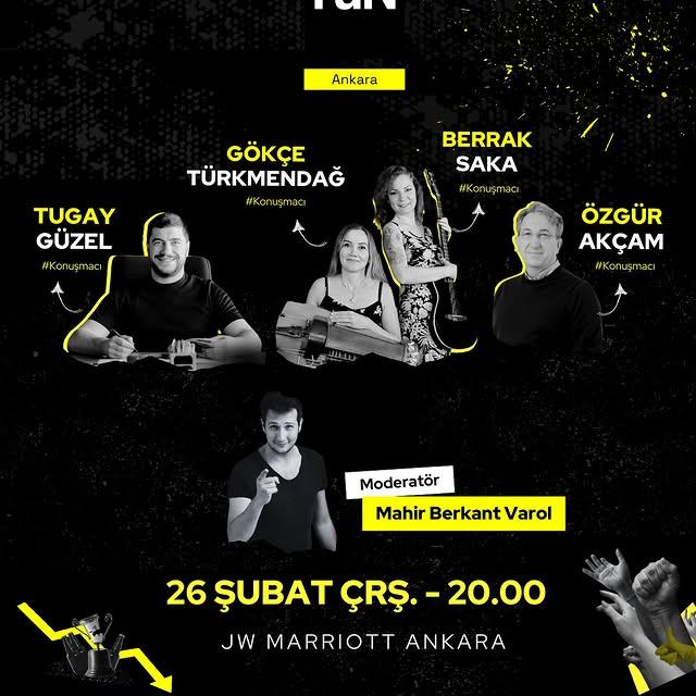 JW Marriott Ankara'da FuNup Nights: Başarısızlık Hikâyeleri ve Öğrenme Fırsatları