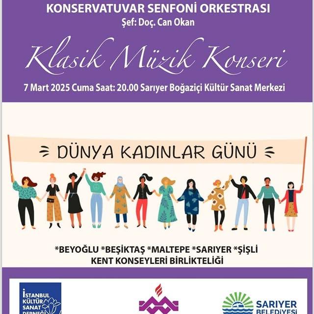 Sarıyer'de Kadınlar Günü Müzik Ziyafeti